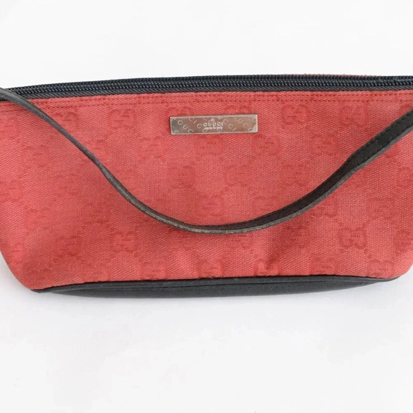 Gucci GG Canvas Red Boat  Pochette Mini Bag Purse - Picture 14 of 16